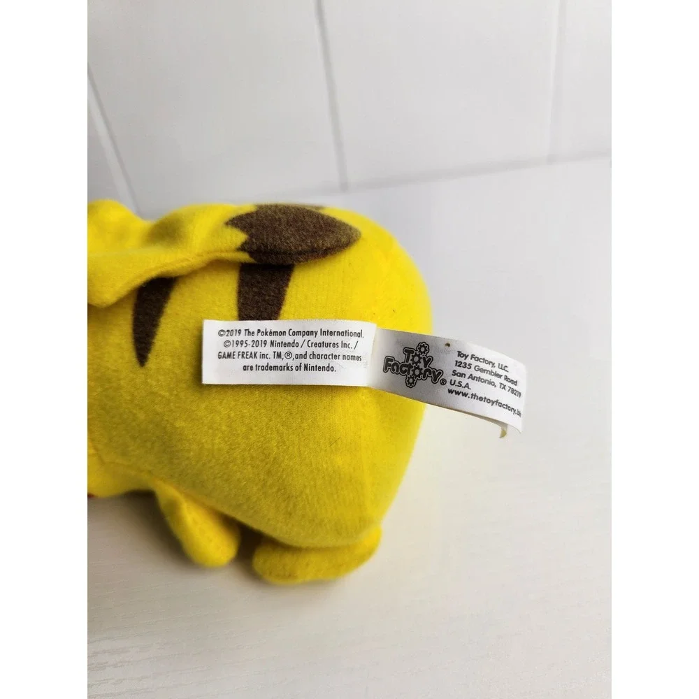 Pokemon Pikachu Plush 7 Inch Toy Factory 2019 Nintendo Yellow Stuffed Animal